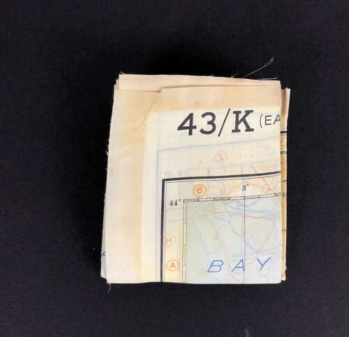 WW2 RAF Silk Escape Map Southern Europe