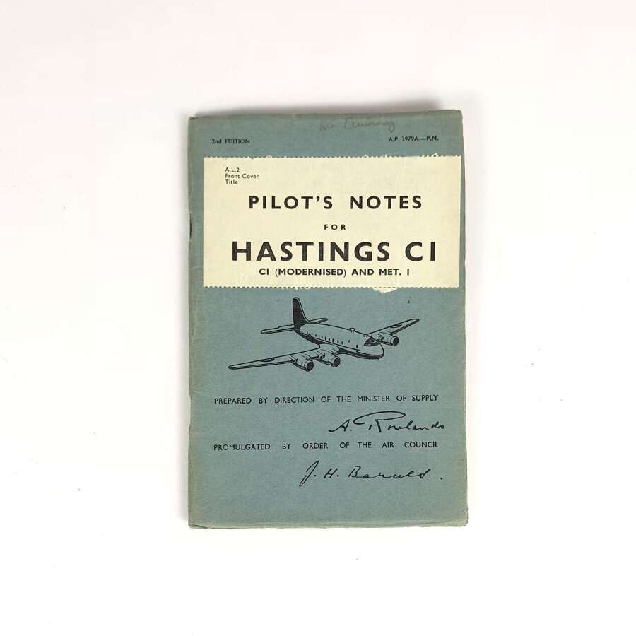 RAF 1951 Pilot Notes Hastings C1 Aircraft.
