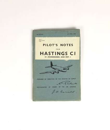RAF 1951 Pilot Notes Hastings C1 Aircraft.