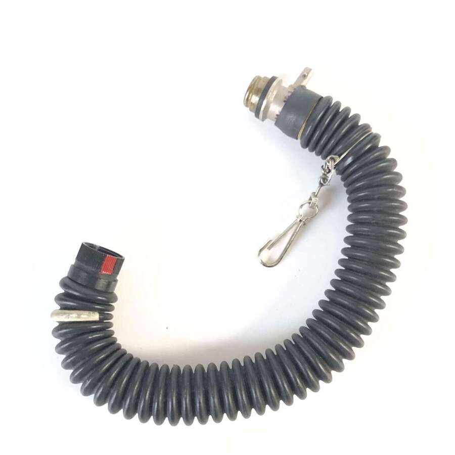 RAF Cold War Aircrew Oxygen Mask Tube. *