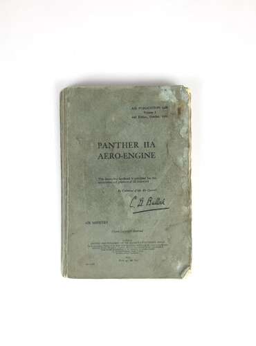 RAF 1933 Panther IIA  Aero Engine Notes.