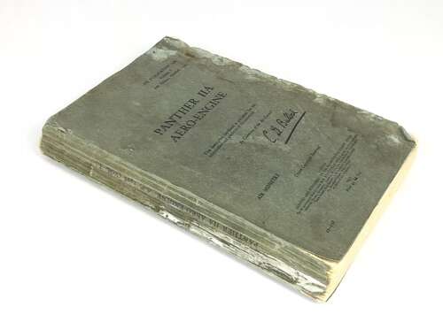RAF 1933 Panther IIA Aero Engine Notes.