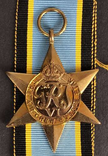 WW2 RAF 218 Squadron Aircrew Europe Star Casualty Medal Group.