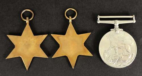 WW2 RAF 218 Squadron Aircrew Europe Star Casualty Medal Group.