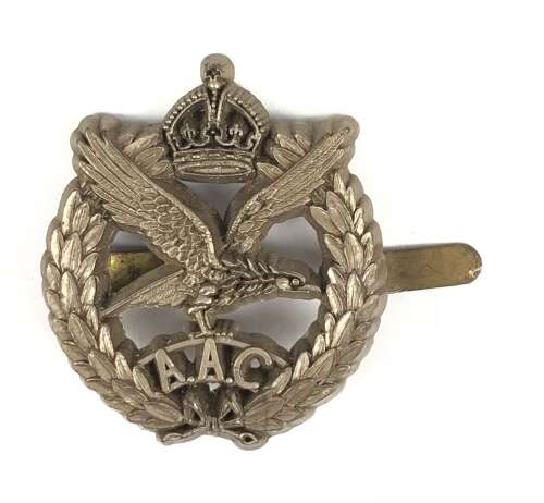 Army Air Corps WW2 plastic economy issue beret badge by Stanley. *