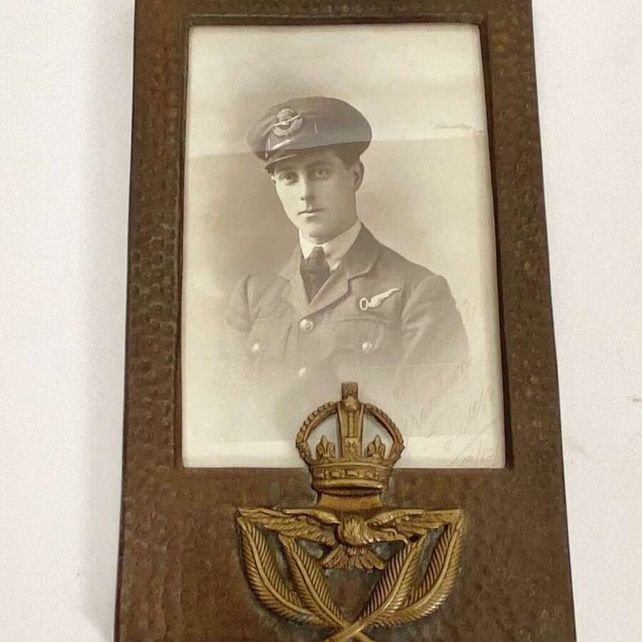 WW1 1918 RAF Observer Photograph and Frame.*