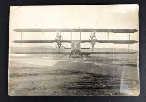 WW1 Bristol Braemar Triplane Original Photograph.