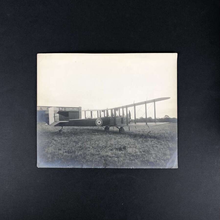 WW1 Avro 529 Heavy Bomber Rare Original Photograph