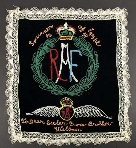 RAF Sweetheart Souvenir of Egypt Embroidery.