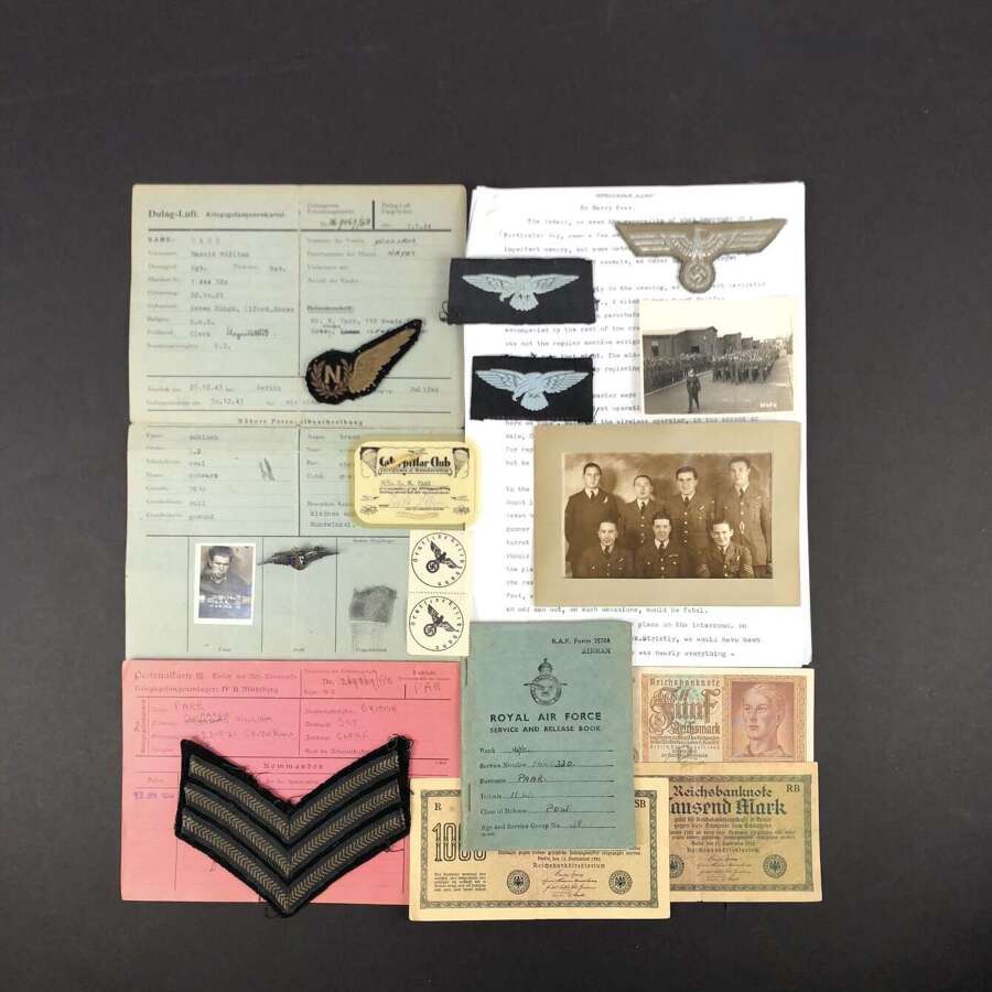 WW2 RAF Bomber Command Caterpillar Badge POW Group.