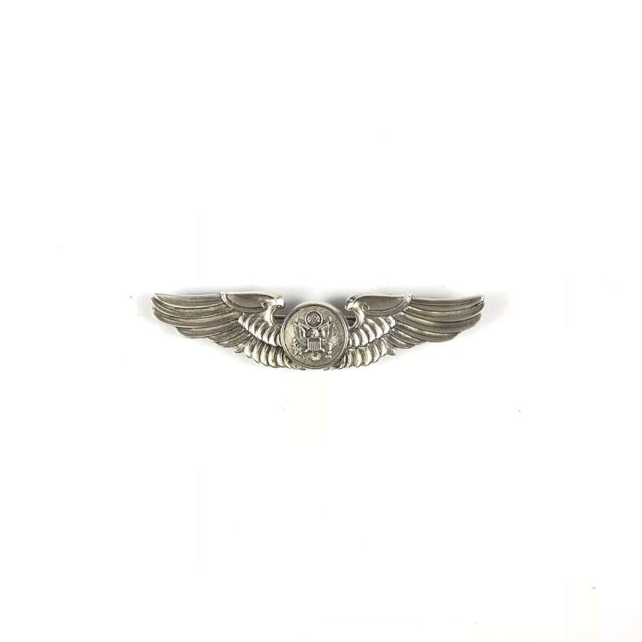 Post WW2 US Air Force Silver Aircrew Badge.