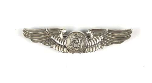 Post WW2 US Air Force Silver Aircrew Badge.