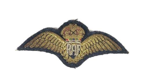 RAF 1947 Pattern Pilot Bullion Wings.